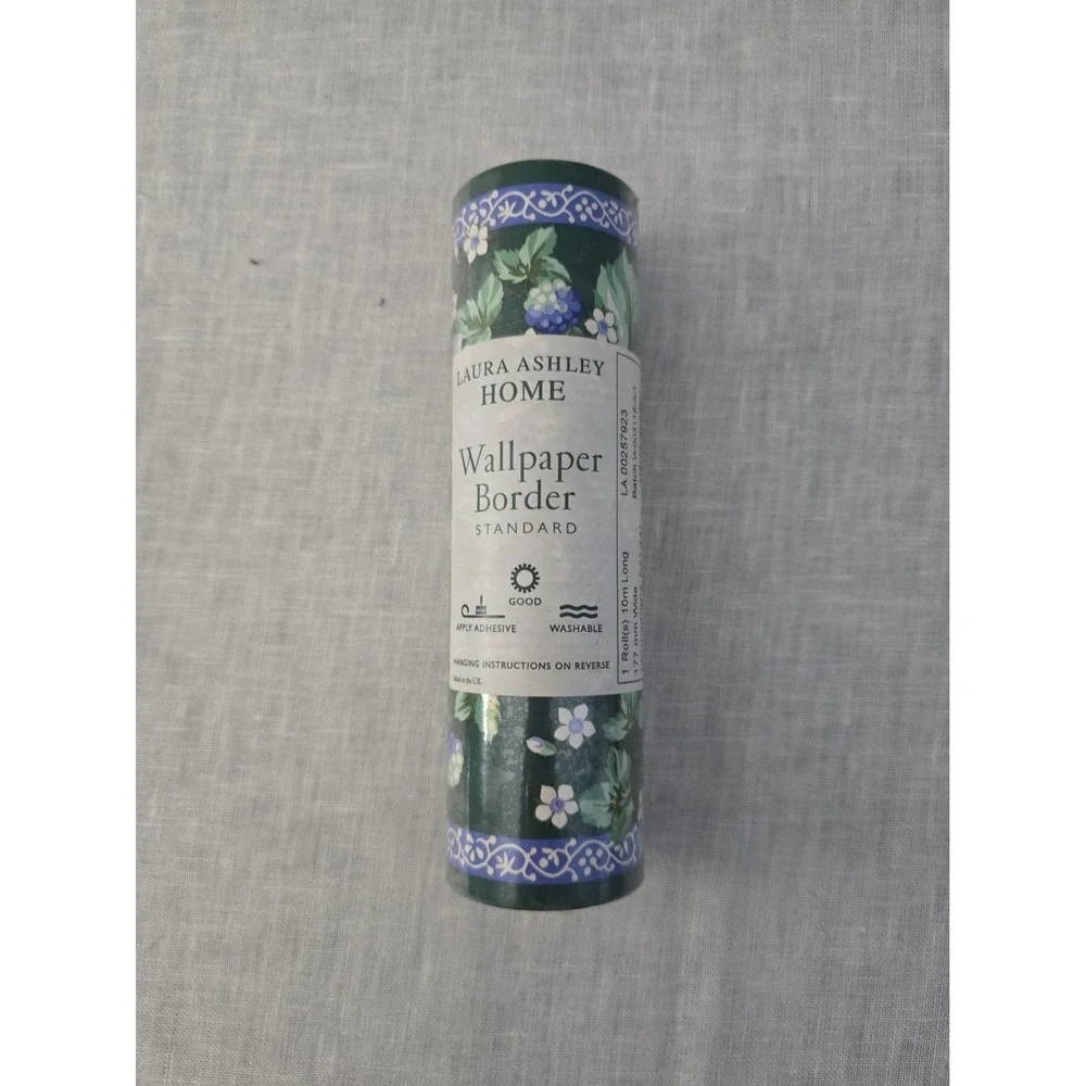 Laura Ashley Home Wallpaper Border Sapphire Multi Floral 10 M Long Vintage